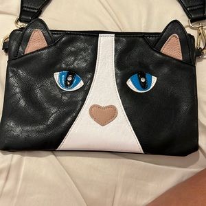 Cat face purse